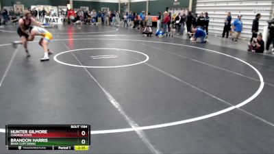 157 lbs Cons. Round 2 - Hunter Gilmore, Chadron State vs Brandon Harris, Briar Cliff (Iowa)