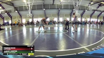 149 lbs Cons. Round 2 - Thomas Bock, Unattached vs Aaron Lanster, Buffalo-unattached