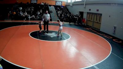 8U - 65 lbs Round 2 - Cole Butler, Mt. Pleasant vs Carrick Wightman, Derry