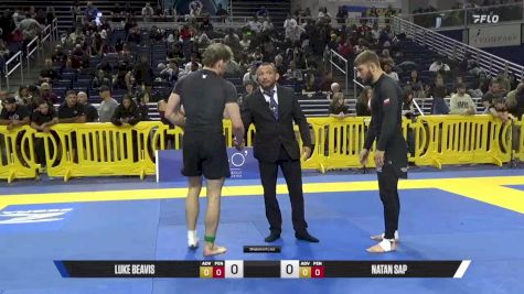 Natan Sap vs Luke Beavis 2025 Pan IBJJF Jiu-Jitsu No-Gi Championship