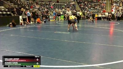 112 lbs Cons. Semi - William Joynt, Ironhawk Wrestling Academy IA vs Kowen Davis, Harrisonville Wrestling