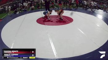 110 lbs Quarters & Wb (16 Team) - Ramona Reinitz, Washington 1 vs Paisley Conway, Oregon Blue