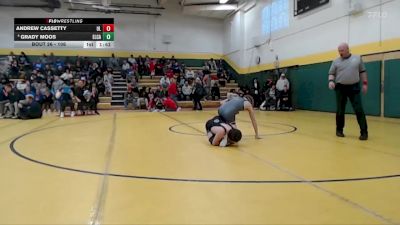 106 lbs Champ. Round 1 - Andrew Cassetty, Lake (Uniontown) vs Grady Moos, Elyria Catholic