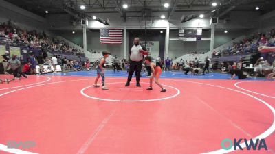 64-67 lbs Quarterfinal - Able Ridge, Sperry Wrestling Club vs Kyson Barnett, Morris Wrestling Association