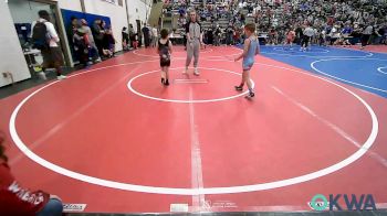 64 lbs Rr Rnd 2 - Kace Moore, Collinsville Cardinal Youth Wrestling vs Gabriel Shuemake, Poteau Youth Wrestling Academy