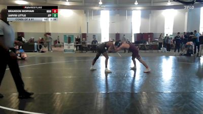 133 lbs Consi Of 8 #1 - Brandon Morvari, Minnesota vs Jarvis Little, Appalachian State