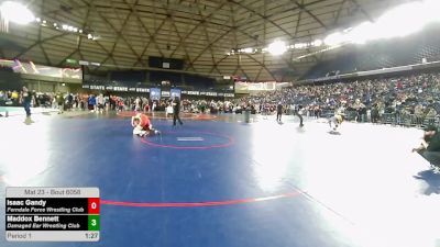 126 lbs Champ. Rd Of 16 - Isaac Gandy, Ferndale Force Wrestling Club vs Maddox Bennett, Damaged Ear Wrestling Club