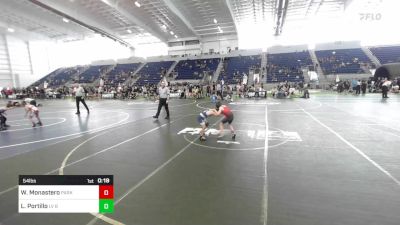 54 lbs Consolation - William Monastero, Parker Invictus WC vs Liam Portillo, LV Bears WC
