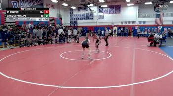 125 lbs Finals (2 Team) - JP Culver, Wisconsin-Oshkosh vs Dakota Phillips, Mount St. Joseph