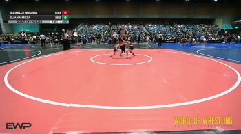 40 lbs Quarterfinal - Jesselle Medina, Red Star Wrestling Academy vs Eliana Meza, Pounders WC