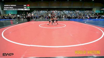 40 lbs Quarterfinal - Jesselle Medina, Red Star Wrestling Academy vs Eliana Meza, Pounders WC
