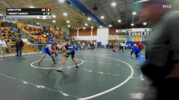 190 lbs Cons. Round 2 - Brody Carson, Fountain Valley vs Aiden Byrd, Ramona