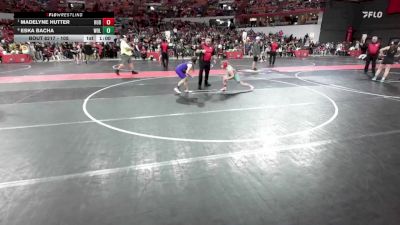105 lbs Cons. Round 3 - Eska Bacha, Wolfpack vs Madelyne Hutter, Hudson