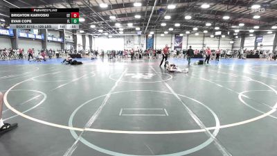 126 lbs Consi Of 32 #2 - Brighton Karvoski, CT vs Evan Cope, FL