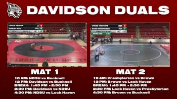 125 lbs Finals (2 Team) - Ezekiel Witt, North Dakota State vs Curtis Nelson, Lock Haven