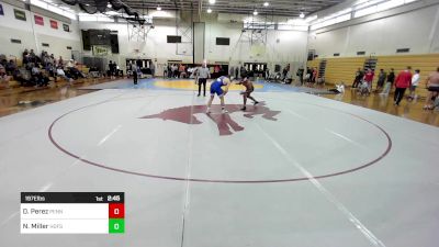 197E lbs Rr Rnd 2 - Denzel Perez, Penn vs NIk Miller, Hofstra