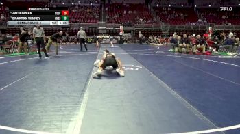 3A-150 lbs Cons. Round 4 - Braxton Winkey, Ames vs Zach Green, North Scott