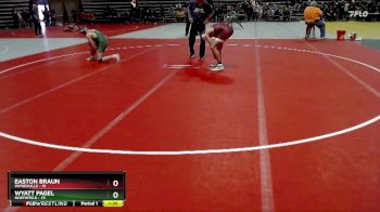 160 lbs Champ. Round 1 - Wyatt Pagel, Northfield vs Easton Braun, Paynesville