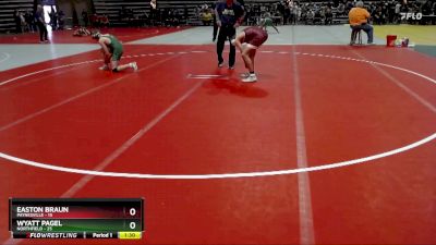 160 lbs Champ. Round 1 - Wyatt Pagel, Northfield vs Easton Braun, Paynesville