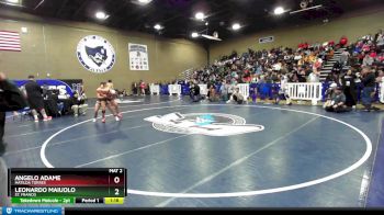 145 lbs Champ. Round 2 - Leonardo Maiuolo, St. Francis vs Angelo Adame, Matilda Torres