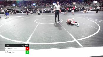 53 lbs Semifinal - Carter Williams, Lamar Tiger Wrestling vs Levi Foster, Capital Punishment