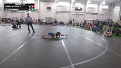 44 lbs Round 3 - Timmy Wakefield, YGWC/ RPW vs Kyzier Martin, Ohio Heroes