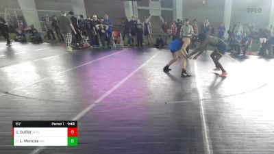 157 lbs Cons. Round 2 - Liam Mencas, Gallitin vs Chad Butler, Skyline