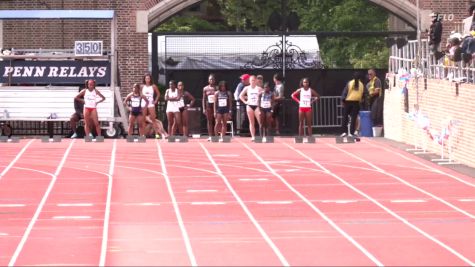 Watch College Women's 100m Prelims (Event 351) Heat 3 At 2026 Penn Relays