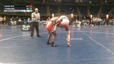 140 lbs Quarterfinal - Brandt Hite, Altoona vs Tyheime Bell, Shippensburg