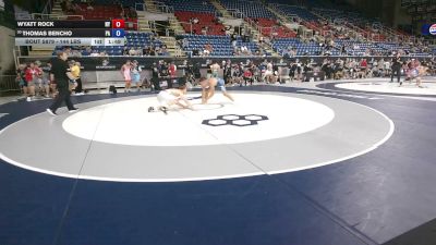 144 lbs Cons. Sub-rd Of 32 - Wyatt Rock, New York vs Thomas Bencho, Pennsylvania