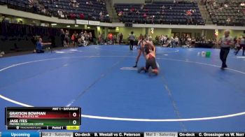 130 lbs Round 4 - Grayson Bowman, Immortal Athletics WC vs Jase Ites, Premier Wrestling Center