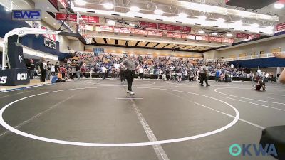 49 lbs Quarterfinal - Shepard Hardin, Team Guthrie Wrestling vs Hux Smith, Little Axe Takedown Club