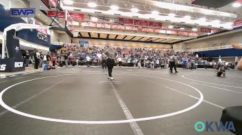 49 lbs Quarterfinal - Shepard Hardin, Team Guthrie Wrestling vs Hux Smith, Little Axe Takedown Club