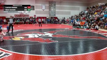 127 lbs Quarterfinal - Carter Kremer, Rocori vs Beau Haugen, MAHACA