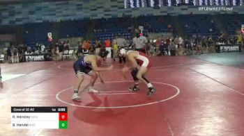 152 lbs Consi Of 32 #2 - Ryan Hensley, Overland High vs Braeden Hendel, Brotherhood