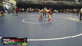 197 lbs Cons. Round 7 - Vaea Salt, Sacramento City College vs Angel Cervantes, Bakersfield