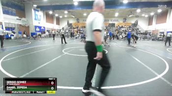 150 lbs Semifinal - Daniel Zepeda, Gilroy vs Sergio Gomez, St John Bosco