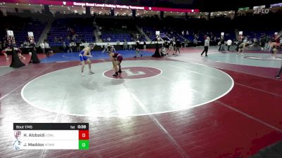 150 lbs Consi Of 8 #2 - Hussein Alobaidi, Lowell vs Jake Maddox, Newtown