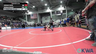 70 lbs Rr Rnd 2 - Keegan Davis, Morris Wrestling Association vs Ronald Silkey, Hilldale Youth Wrestling Club