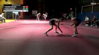 144 lbs Round 3 - Carver Wieland, Independence vs Owen Korsmo, Crestwood, Cresco