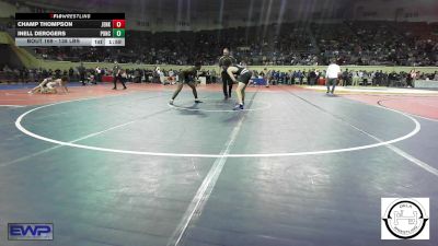 138 lbs Round Of 16 - Champ Thompson, Jenks vs Inell DeRogers, Ponca City