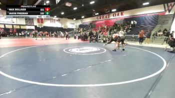 285 lbs Quarterfinal - Jason Freeman, Chaffey vs Max Bolliger, San Clemente