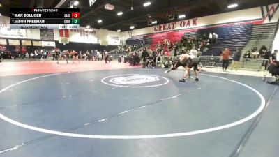 285 lbs Quarterfinal - Jason Freeman, Chaffey vs Max Bolliger, San Clemente