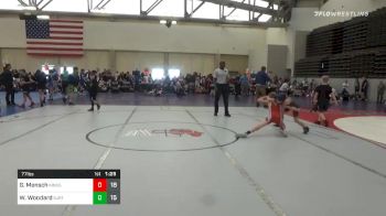 77 lbs Prelims - Gavin Mensch, Kingsway ES vs Walker Woodard, GA Justice Escape ES