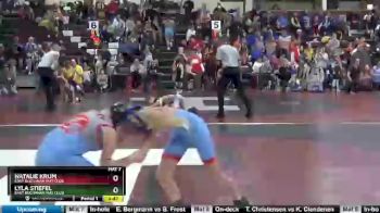 Round 1 - Natalie Krum, East Buchanan Mat Club vs Lyla Stiefel, East Buchanan Mat Club