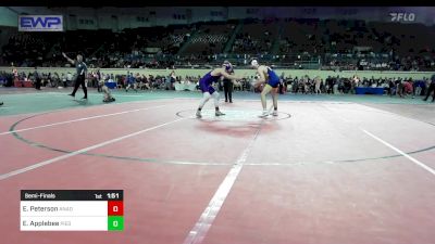 143 lbs Semifinal - Elijah Peterson, ANADARKO vs Ethan Applebee, Piedmont