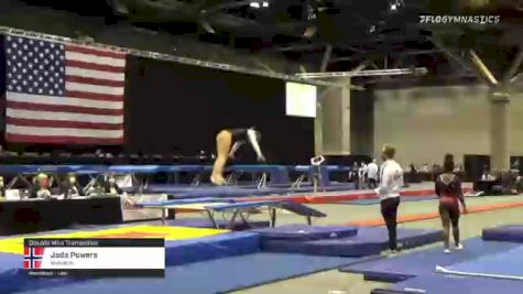 Jada Powers - Double Mini Trampoline, Wasatch - 2021 USA Gymnastics Championships