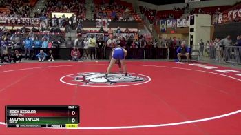 135 lbs Cons. Round 3 - Jailynn Taylor, Paola vs Zoey Kessler, Cherryvale