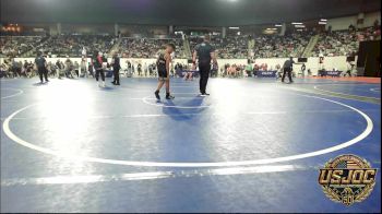 100 lbs Round Of 16 - Jeremiah Cisneros, Scots Wrestling Club vs Elijah Alexander, Midwest City Bombers Youth Wrestling Club