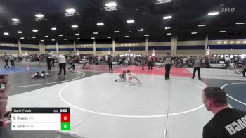 62 lbs Semifinal - Sadie Sweat, Kalispell WC vs Kingston Sato, Team Aggression